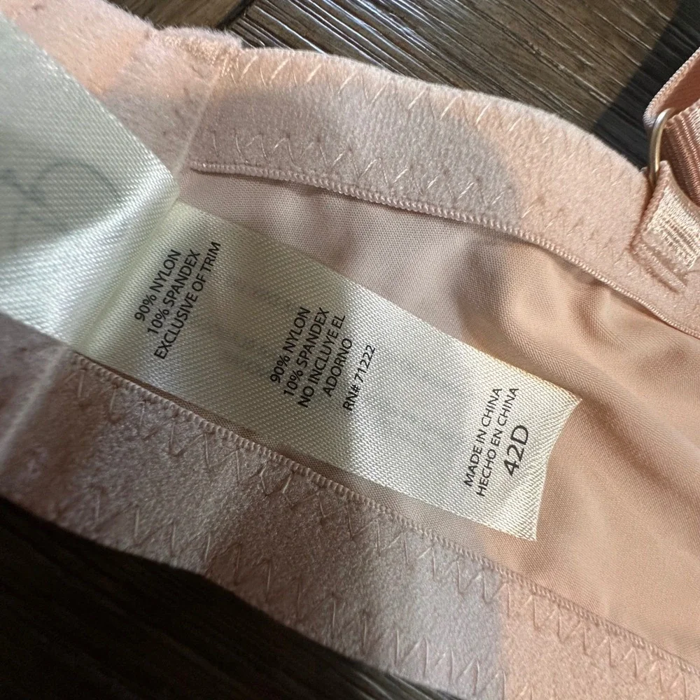 Jessica Simpson Bra bundle 42D Full‎ Coverage Lined Adjustable Straps Pink White